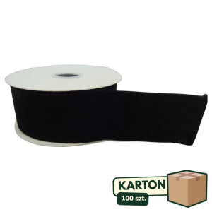 100szt wstążka welurowa (CHN)owa (CHN) 5cm x 10y