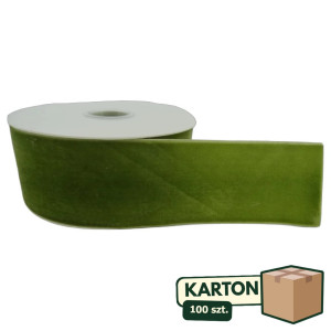 100szt wstążka welurowa (CHN)owa (CHN) 5cm x 10y