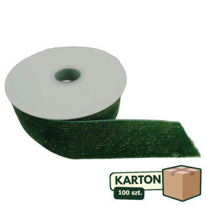 100szt wstążka welurowa (CHN)owa (CHN) 5cm x 10y