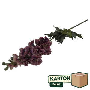 24szt ostróżka z liściem wys: 88cm