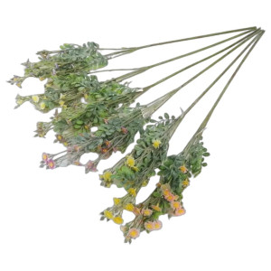 105szt Sztuczna gałązka kwiecista wypełniacz mix kolorów wys:78cm