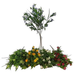 75szt Sztuczny pik wysoki dodatek kompozycyjny mix kolorów wys:56cm