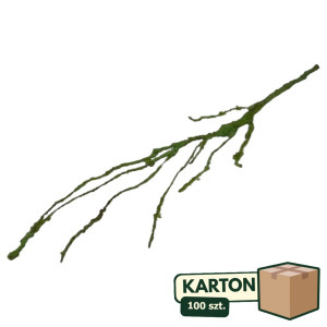 100szt gałązka elastyczna wys: 85cm zielona