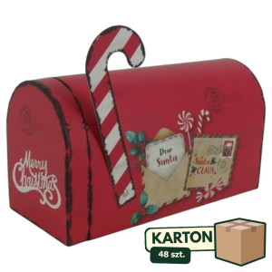 48szt skrzynka na listy - pudełko ozdobne wys: 13cm szer: 23cm x 10cm