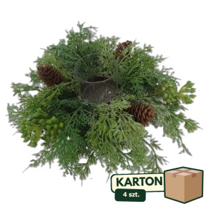 4szt wianek iglasty szer: 35cm