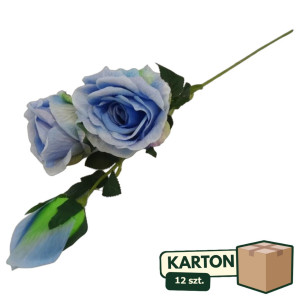 12szt róża gałązkowa 3D 2+1 wys: 83cm