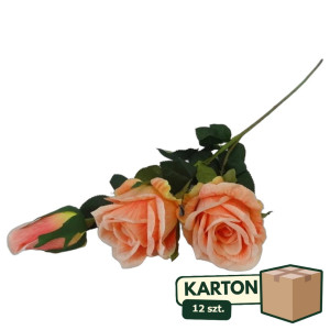 12szt róża gałązkowa 3D 2+1 wys: 83cm