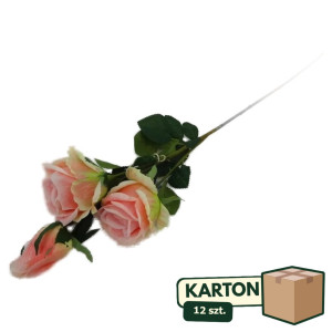 12szt róża gałązkowa 3D 2+1 wys: 83cm