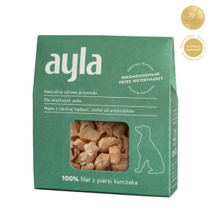 AYLA Filet z Piersi Kurczaka Liofilizowane Przysmaki dla Psa 28g