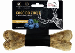 SYTA MICHA Kość do Żucia - Hipoalergiczna Jeleń z Jagodami
