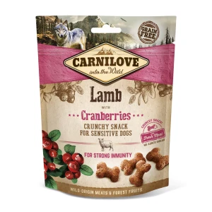 CARNILOVE Crunchy Snack Lamb & Cranberries Jagnięcina z Żurawiną 200g