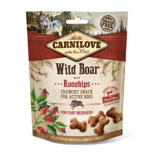 CARNILOVE Crunchy Snack Wild Boar & Rosehips Dzik z Dziką Różą 200g