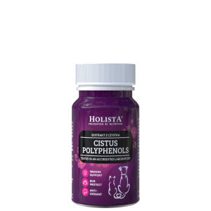 Promocja! HOLISTA Cistus Polyphenols (Ekstrakt z czystka) 90 Tabletek