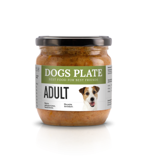 Dogs Plate Adult 360g