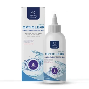 Hippovet Pharmacy - OptiClear Liquid – płyn do przemywania oczu dla małych i dużych zwierząt 200ml