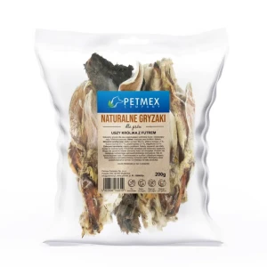 PETMEX Uszy królika z futrem 200g