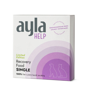 AYLA HELP Recovery Food Single - filet z piersi kaczki ze skórą dla kotów i psów 38g