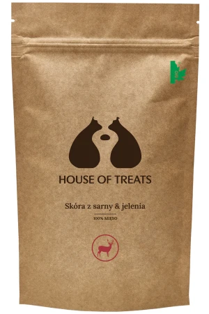 Promocja! House of Treats - Skóra z sarny & jelenia 100g
