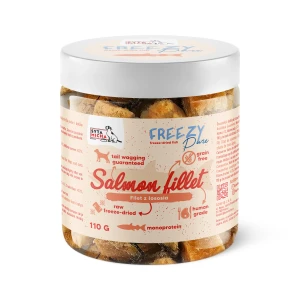 Syta Micha - 100% liofilizowany filet łososia dla psa 110g FREEZY Pure