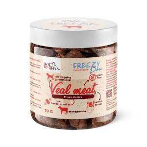 Syta Micha - 100% liofilizowane mięso cielęce dla psa 70g FREEZY Pure