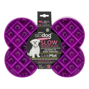 LICKIMAT SLODOG Small Miska Spowalniająca Jedzenie dla Psa - Fioletowa 250ml