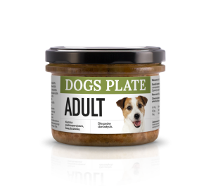 Zestaw 24 słoików - Dogs Plate Adult 180g