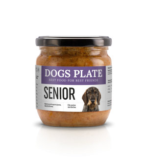 Zestaw 24 słoików - Dogs Plate Senior 360g