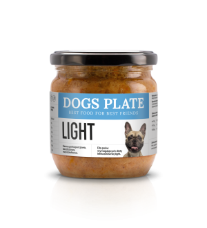 Zestaw 24 słoików - Dogs Plate Light 360g
