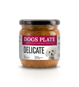 Zestaw 48 słoików - Dogs Plate Delicate 360g