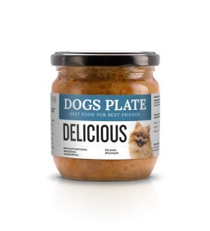 Zestaw 48 słoików - Dogs Plate Delicious 360g