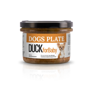 Zestaw 12 słoików - Dogs Plate for Baby Duck 180g