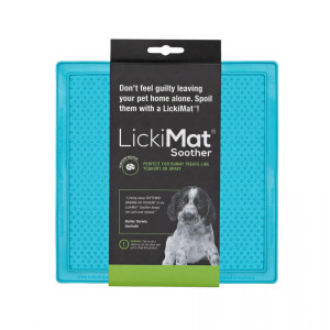 LICKIMAT Soother Miękka Mata do Lizania dla Psa - Turkusowa