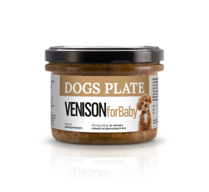 Zestaw 24 słoików - Dogs Plate for Baby Venison 180g