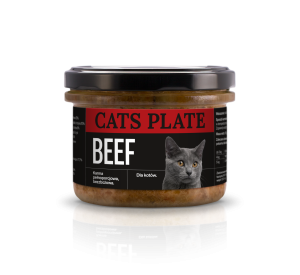Zestaw 12 słoików - Cats Plate Beef 180g