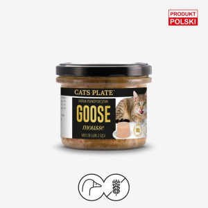 Zestaw 48 słoików - Cats Plate Goose Mousse 100g