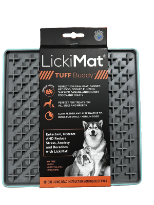 LICKIMAT Buddy Tuff Series Twarda Mata do Lizania dla Psa - Niebieska