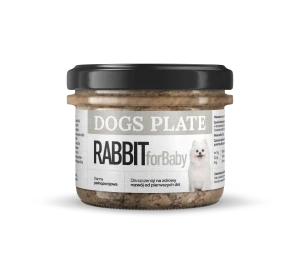Dogs Plate for Baby Rabbit 180g