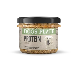 Dogs Plate Protein z mięsem z indyka 180g