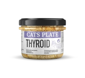 Zestaw 12 słoików - Cats Plate Vet Thyroid 180g