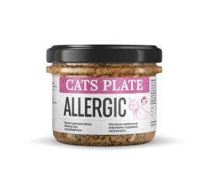 Zestaw 24 słoików - Cats Plate Allergic 180g
