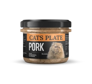 Zestaw 12 słoików - Cats Plate Pork 180g