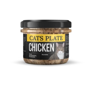 Zestaw 24 słoików - Cats Plate Chicken 180g