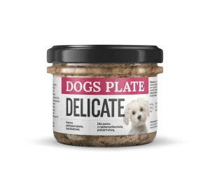 Zestaw 24 słoików - Dogs Plate Delicate 180g
