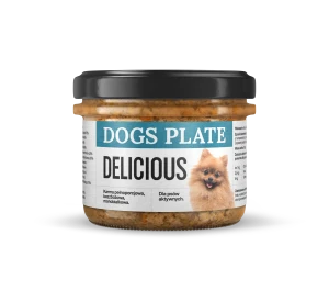 Zestaw 24 słoików - Dogs Plate Delicious 180g