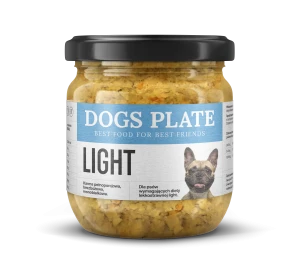 Zestaw 24 słoików - Dogs Plate Light 360g