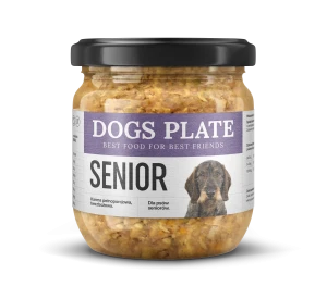 Zestaw 24 słoików - Dogs Plate Senior 360g