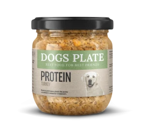 Dogs Plate Protein z mięsem z indyka 360g