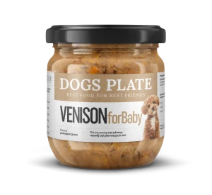 Zestaw 48 słoików - Dogs Plate for Baby Venison 360g