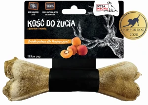 SYTA MICHA Kość do Żucia - Źródło potasu dla Twojego psa Jeleń z Morelą