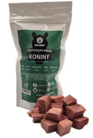 Pan Zwierz Liofilizowane smaczki z koniny 70g